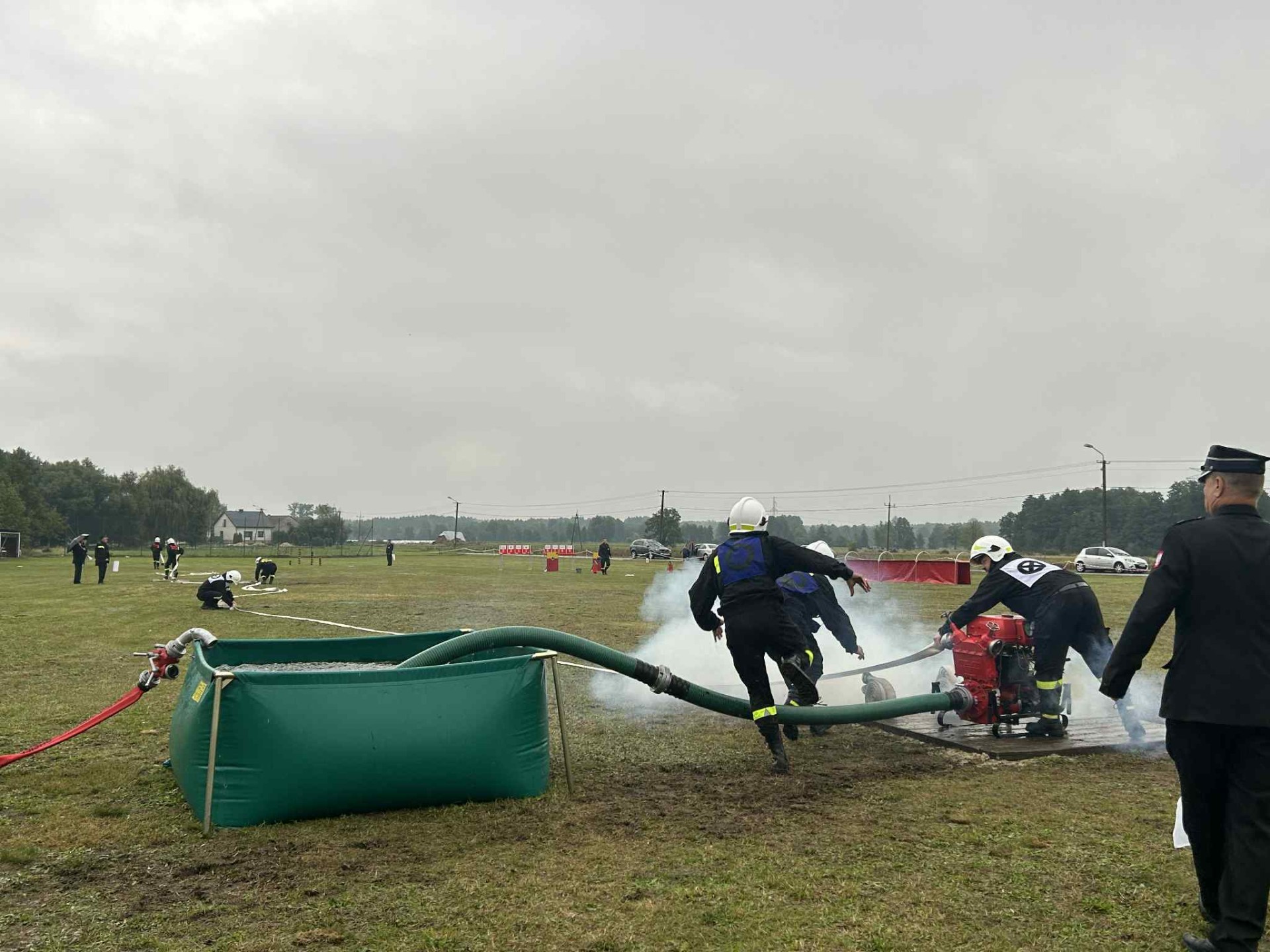 Gminne Zawody Sportowo-Pożarnicze 2025 w Dąbrowie Rusieckiej